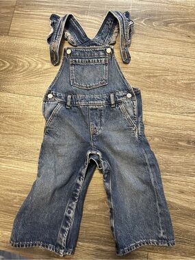 GAP Denim Blue Kids Overalls with Front Pocket